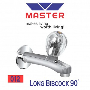 012 MASTER BIBCOCK LONG SIZE STRAIGHT 90°(SPECIAL) CP